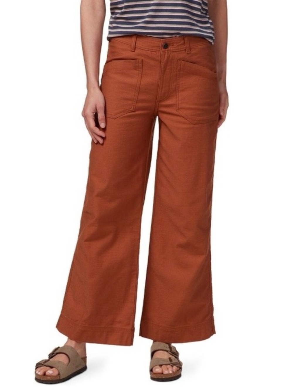 Patagonia Organic Cotton Slub Woven Pants Burnt Sienna Women’s 2